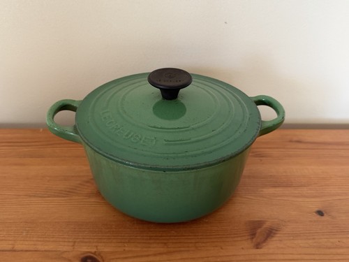 Creuset round green cast - creuset,