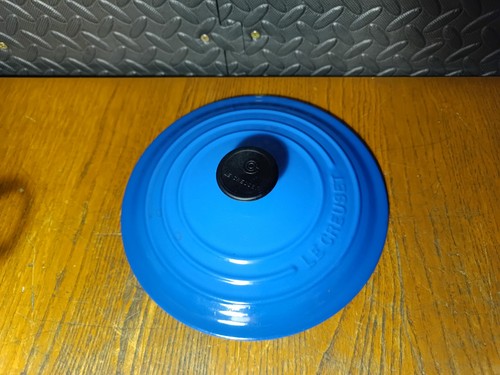 Creuset 20cm blue enamelled - creuset,