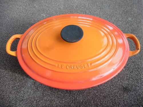 Creuset orange cast iron - creuset,