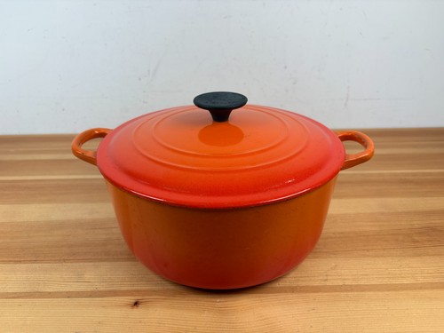 Creuset volcanic orange - le,