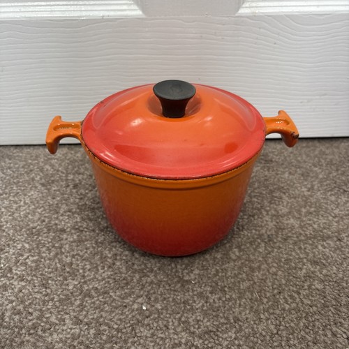 Vintage cast iron casserole - cast,