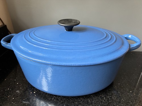 Creuset lidded blue - le, cast