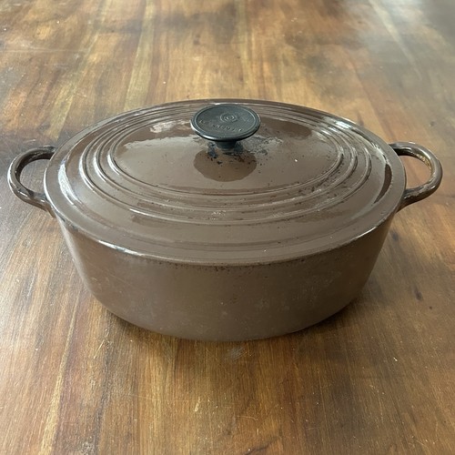 Vintage creuset oval dutch - vintage, le