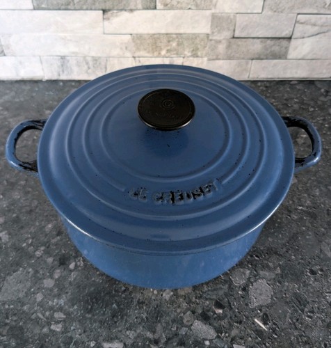 Vintage creuset blue - vintage, le