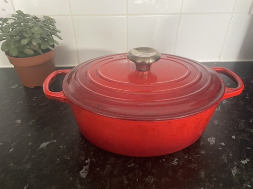 Creuset cast iron - iron, oval